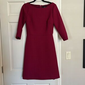 J. Crew Cranberry Dress